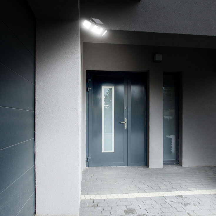 Solarna LED lampa sa PIR senzorom podesiv - Led spoljna rasveta