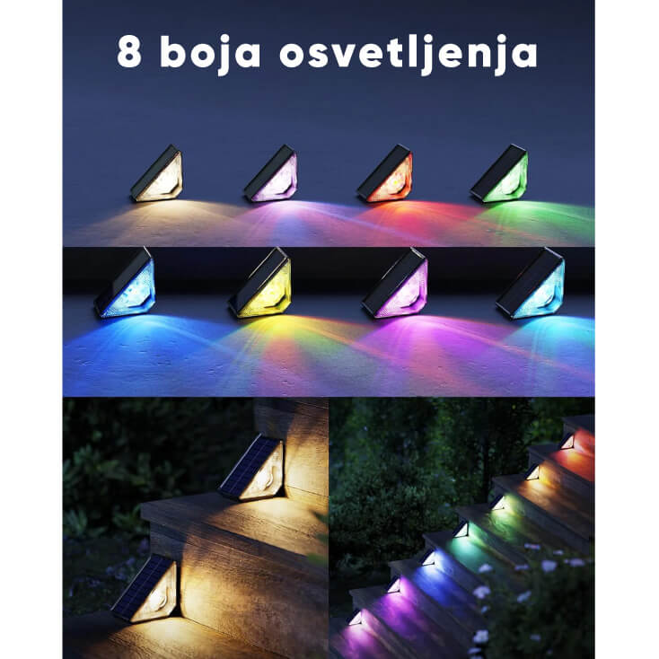 Solarna LED lampa za stepenište - Led spoljna rasveta