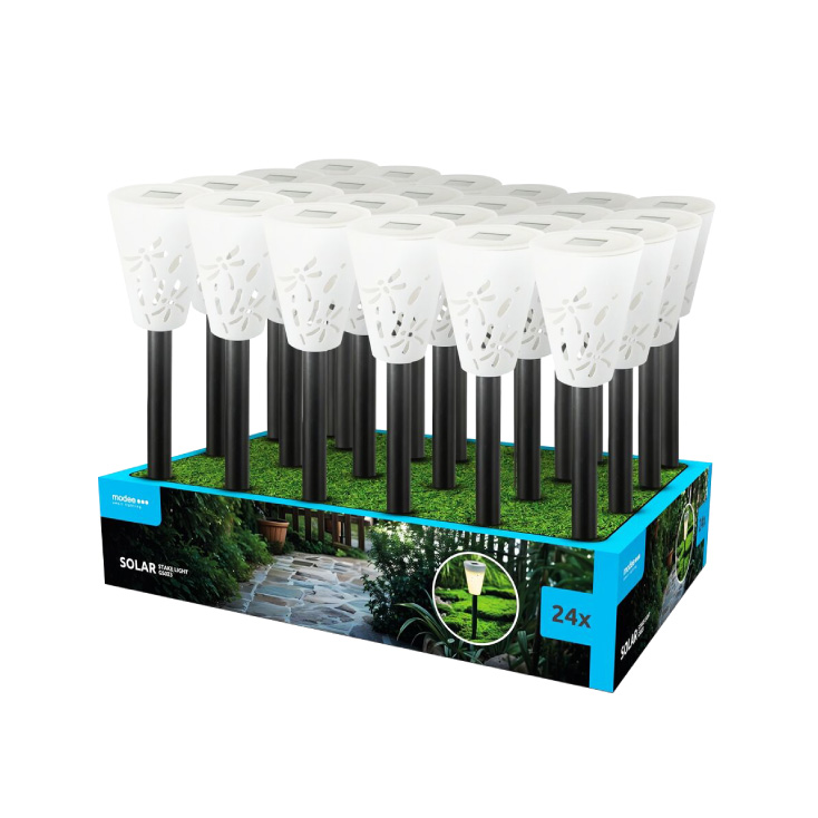 Solarna baštenska lampa bela - Led spoljna rasveta