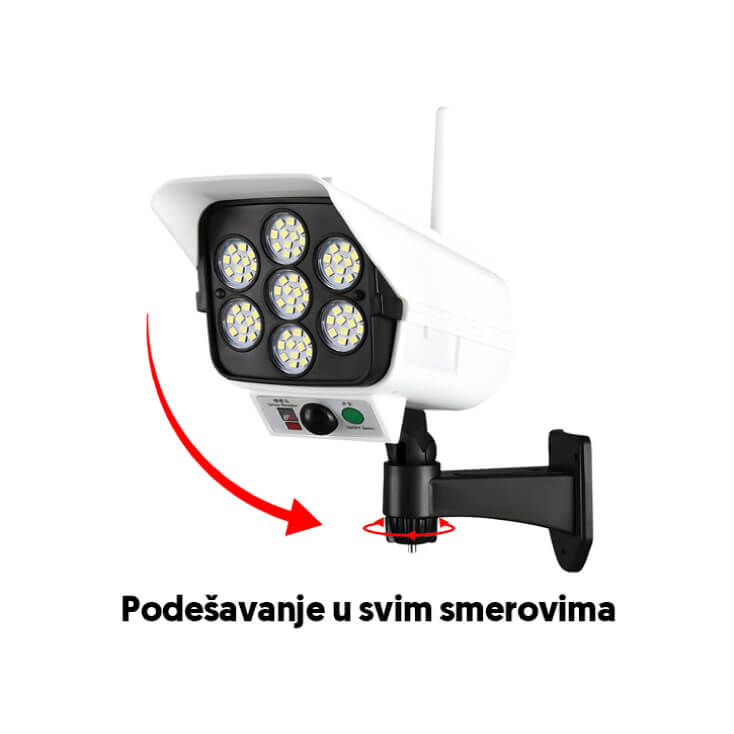 Solarna kamere LED lampa sa PIR senzorom - Led spoljna rasveta