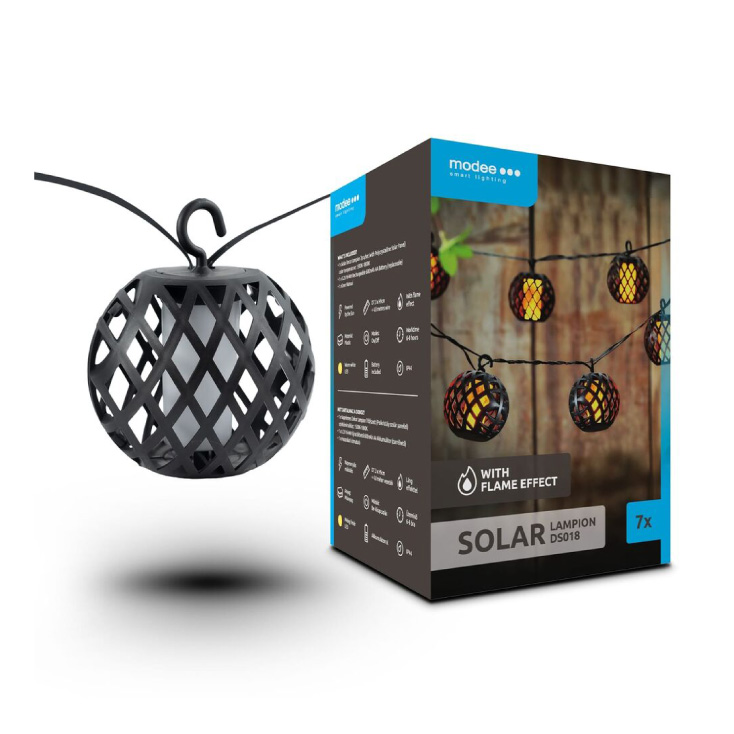 Solarni LED niz 4.8 m, 7 lampiona - Led spoljna rasveta