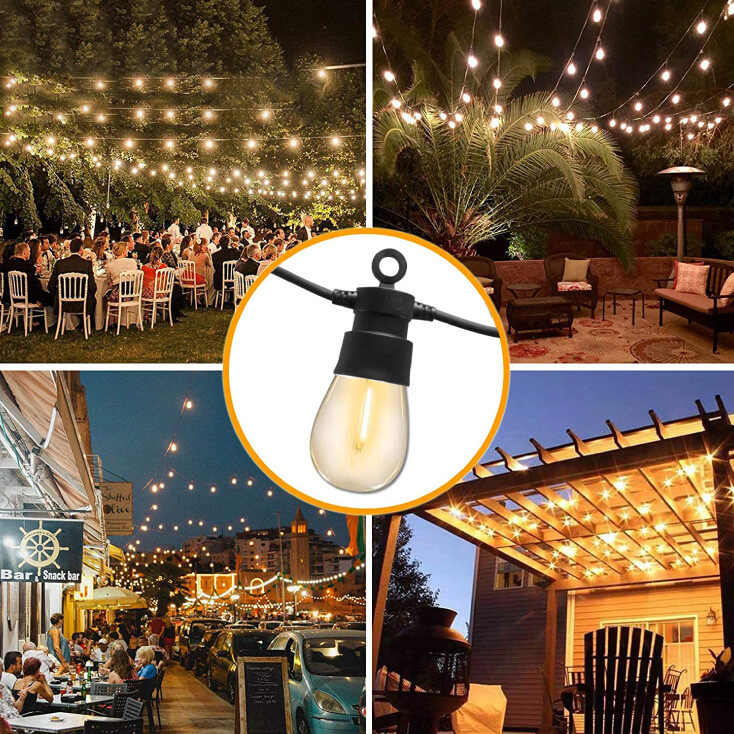 Solarni LED niz 6.5 m, 10 sijalica - Led spoljna rasveta