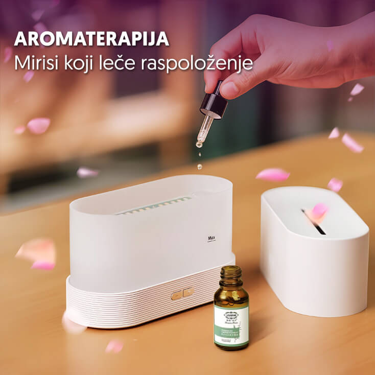 Stona ultrazvučna aroma lampa sa 10 modova - Dekorativna rasveta