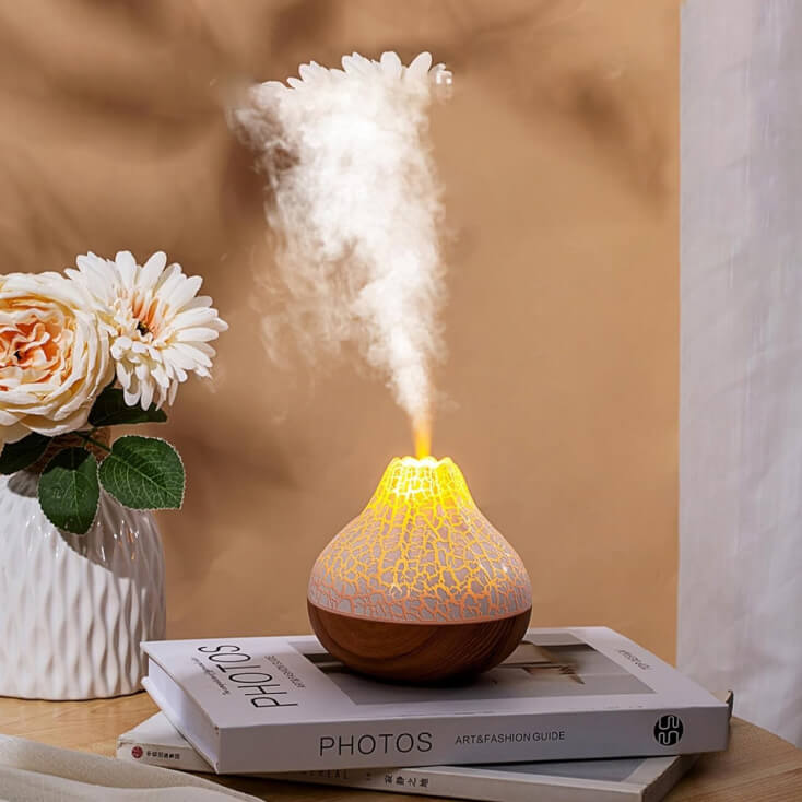 Stona ultrazvučna aroma lampa sa svetlom - Dekorativna rasveta