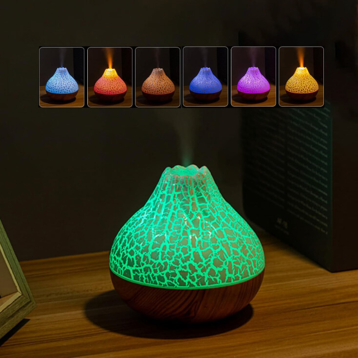 Stona ultrazvučna aroma lampa sa svetlom - Dekorativna rasveta