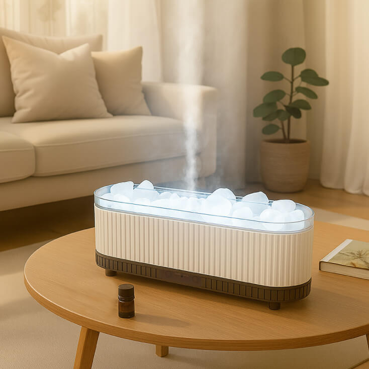 Stona ultrazvučna aroma lampa sa tajmerom - Dekorativna rasveta