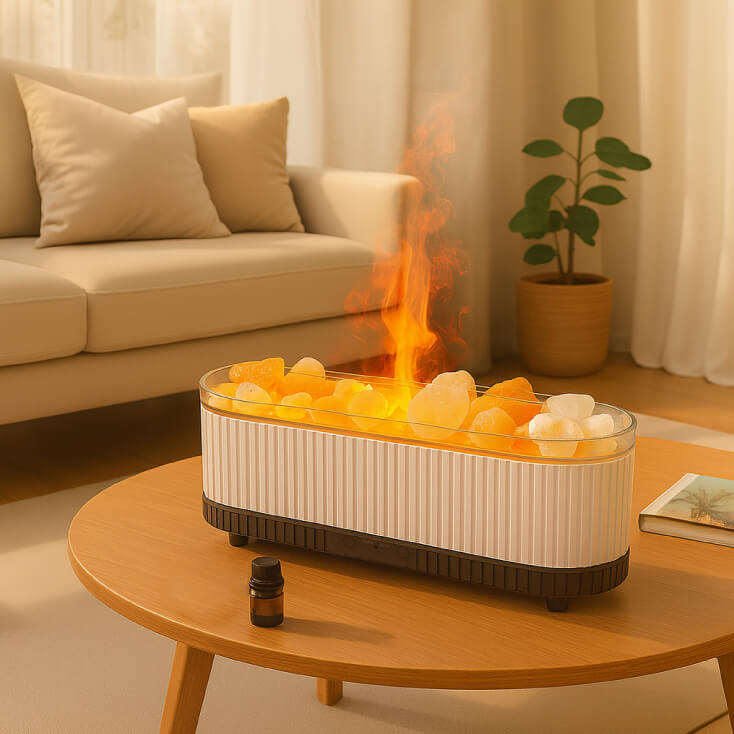 Stona ultrazvučna aroma lampa sa tajmerom - Dekorativna rasveta