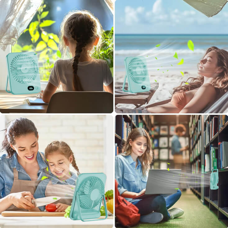 Stoni USB mini ventilator sa displejem - Stoni ventilatori