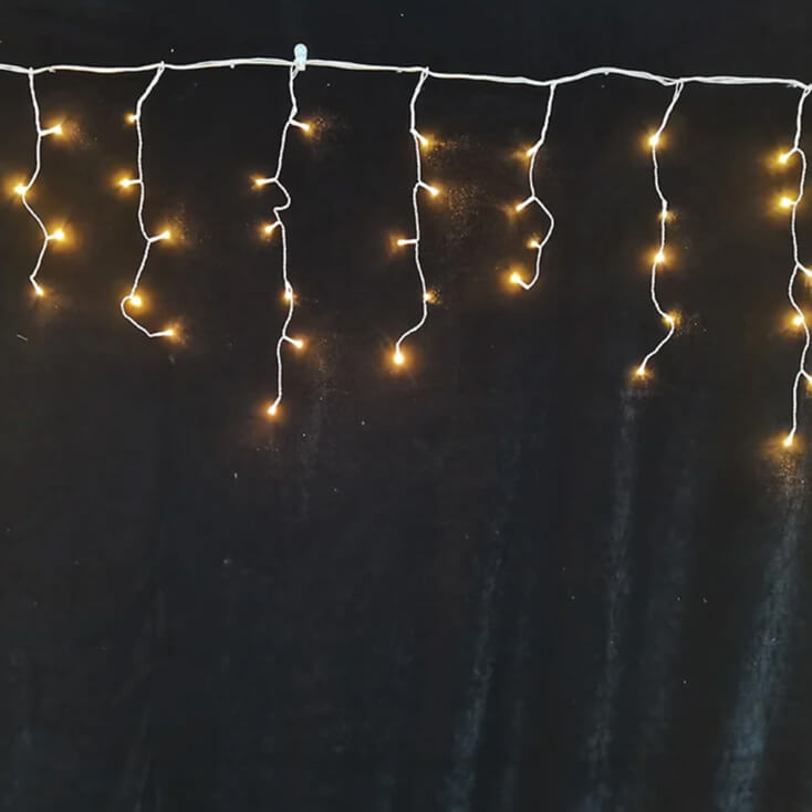 Svetleći niz sa 100 toplo belih LED dioda - Dekorativna rasveta