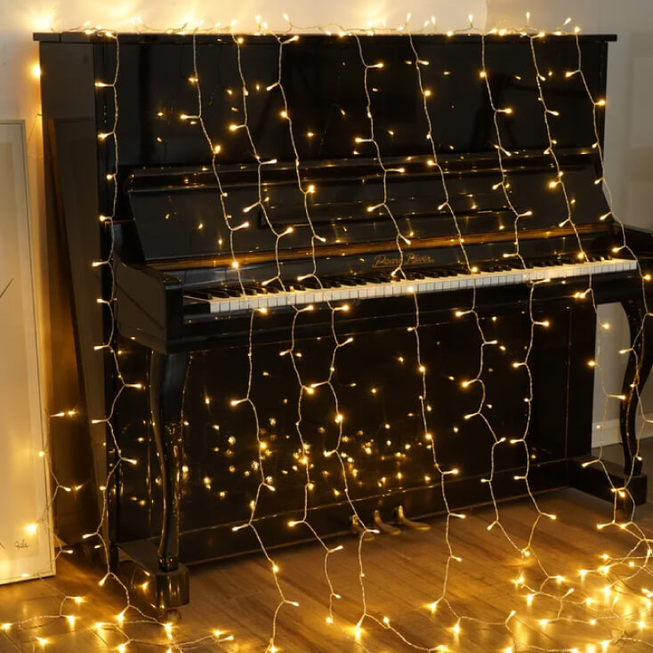 Svetleći niz sa 192 toplo bele LED diode - Dekorativna rasveta