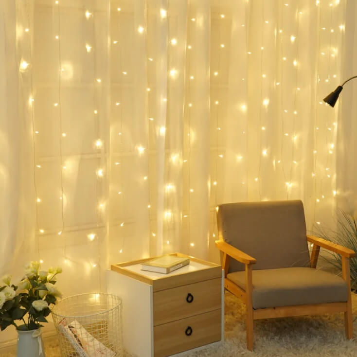 Svetleći niz sa 192 toplo bele LED diode - Dekorativna rasveta