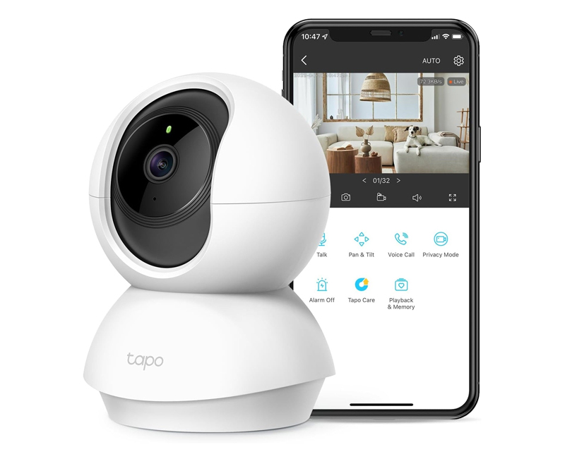 TP-Link Tapo 2MP Wi-Fi PT kamera, AI detekcija ljudi - IP kamere