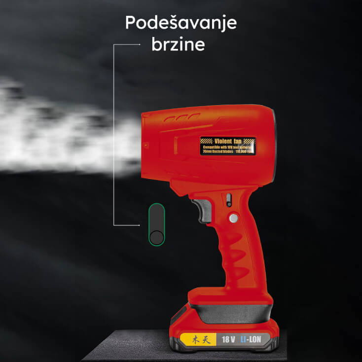 Turbo aku fen crveni - Ostala oprema