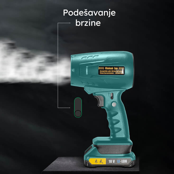 Turbo aku fen za sušenje i čišćenje - Ostala oprema