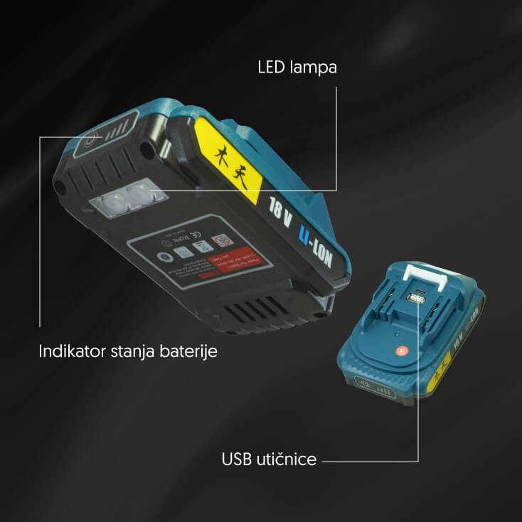 Turbo aku fen za sušenje i čišćenje - Ostala oprema