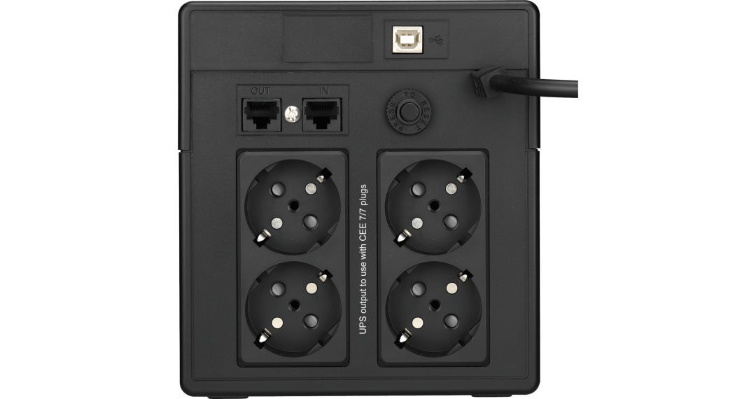 UPS 1200VA 600W Line Interactive sa LCD i 4 šuko izlaza - Pretvarači napona