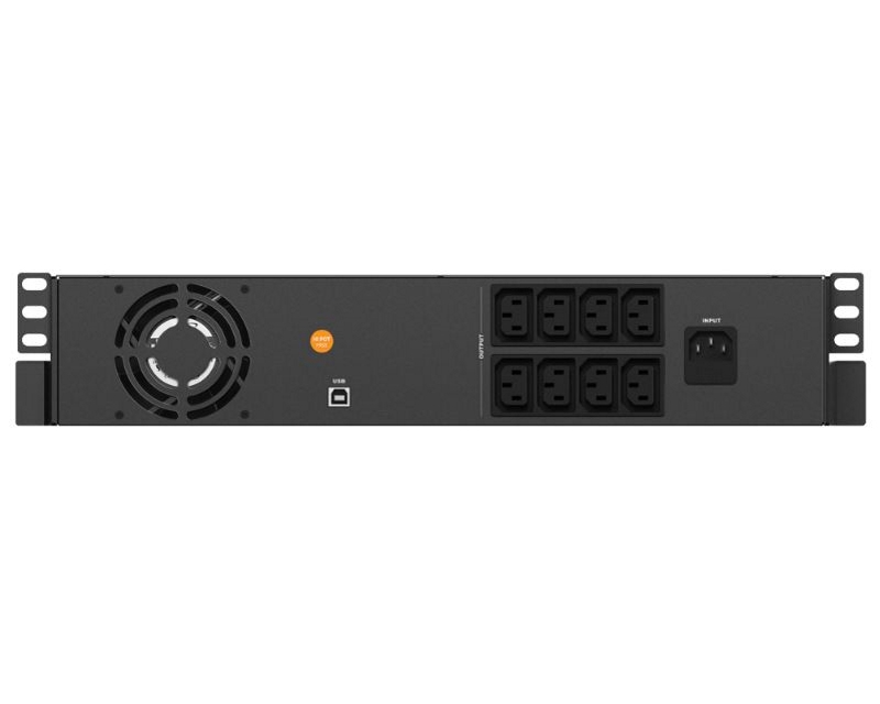 UPS 2000VA 1200W Line Interactive rack 1U sa 8 IEC izlaza - Pretvarači napona