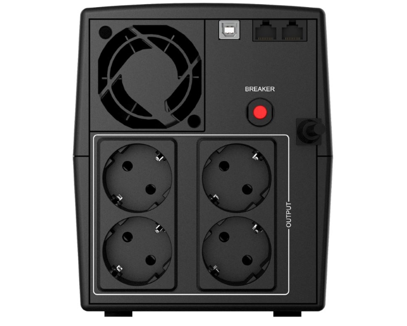 UPS 2000VA 1200W Line Interactive sa 4 šuko i zaštitom od groma - Pretvarači napona