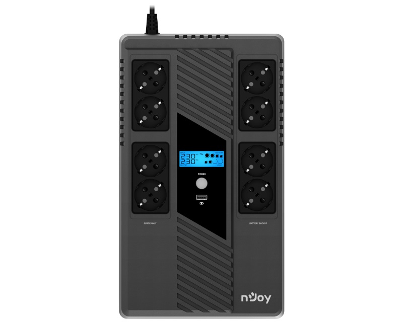 UPS 800VA 480W Line Interactive za zidnu montažu sa LCD i surge izlazima - Pretvarači napona
