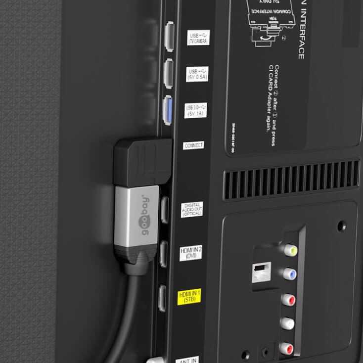 Ugaoni HDMI adapter 270° horizontalni - Instalaciona oprema