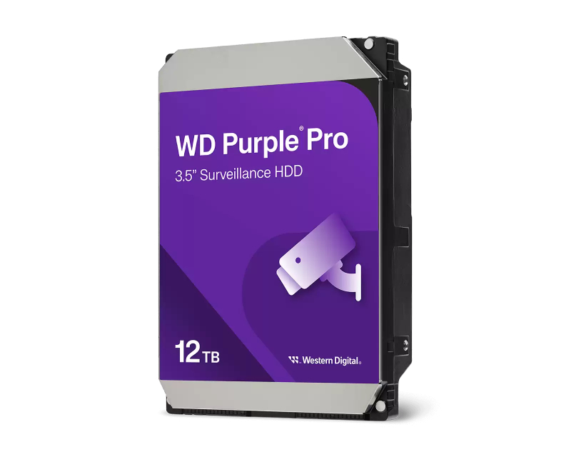 WD 12TB 3.5 inča Purple Pro hard disk - Hard disk za video nadzor
