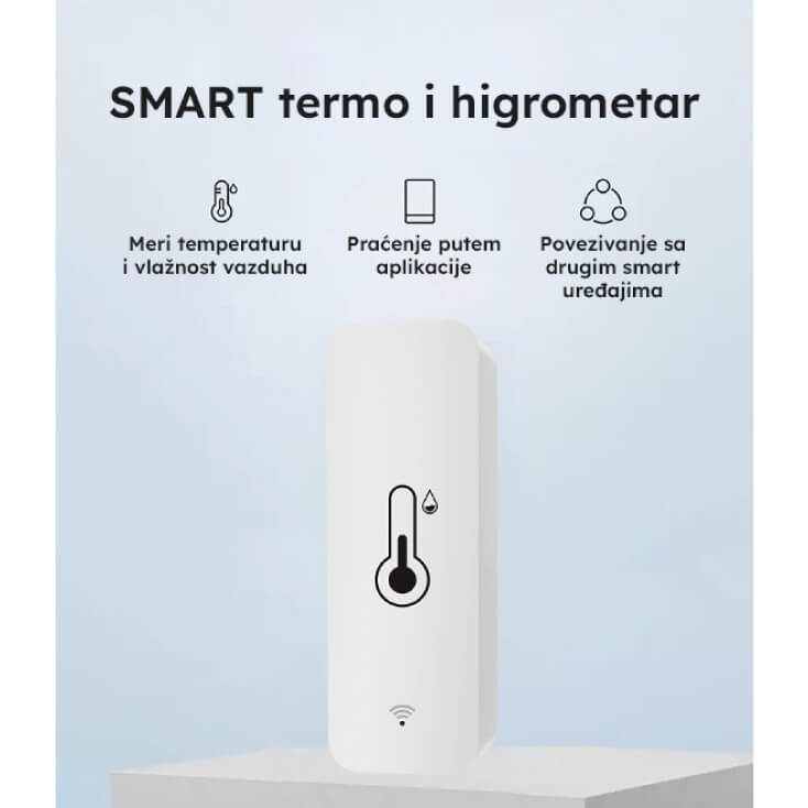 Wi-Fi smart termometar i higrometar -20°-60°C - Smart Home (pametni WiFi uređaji)