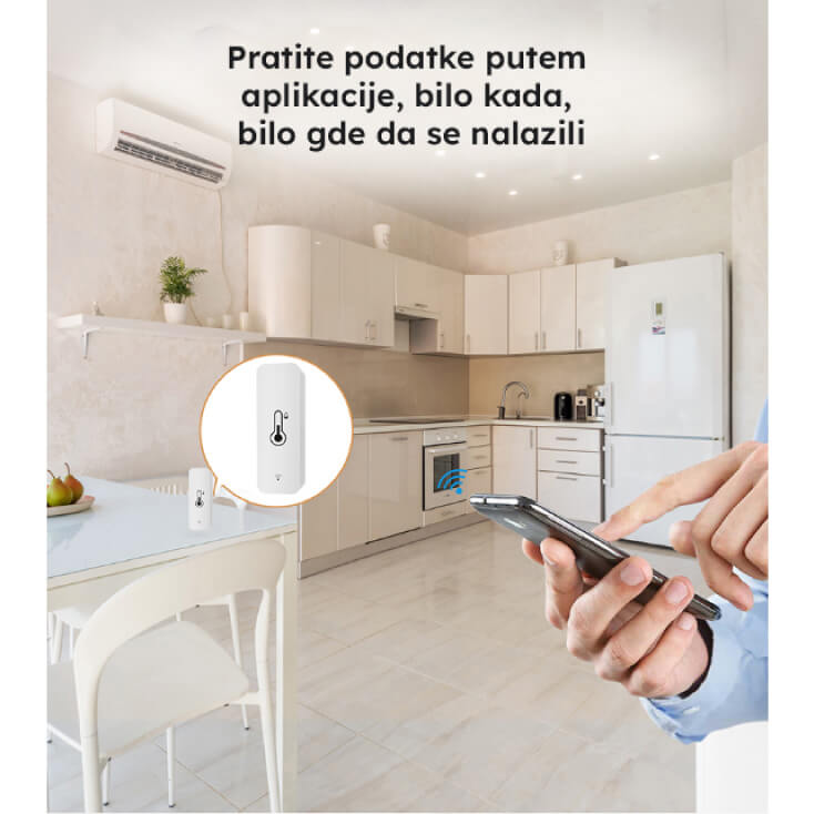Wi-Fi smart termometar i higrometar -20°-60°C - Smart Home (pametni WiFi uređaji)