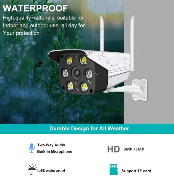 WiFi kamera 3 mpx microSD iCSee xmeye pro - IP kamere