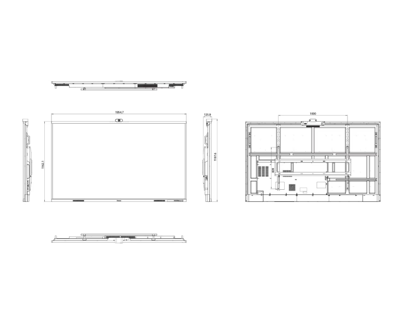 Hisense 86 inča interaktivni panel 4K, 55 tačaka dodira (DSS00291)
