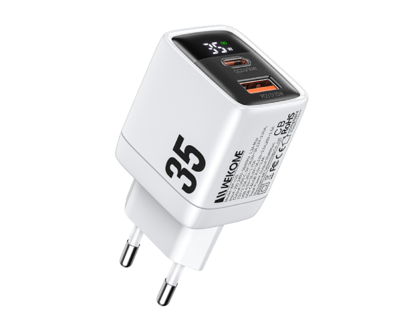 Wekome 35W punjač sa digitalnim displejom (GPS01088)