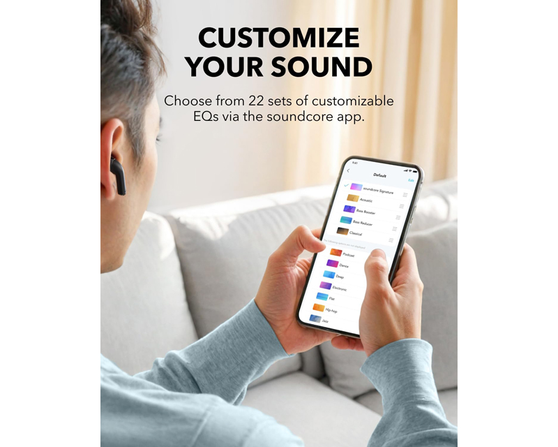 Anker Soundcore K20i bežične bubice, crne