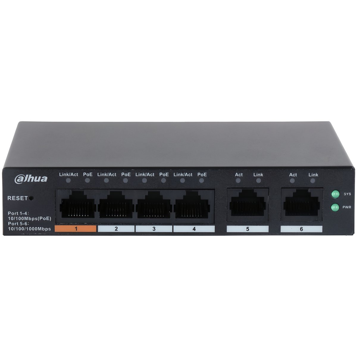 Dahua CS4006-4ET-60 PoE svič 6 portova 4 PoE 60W cloud upravljanje