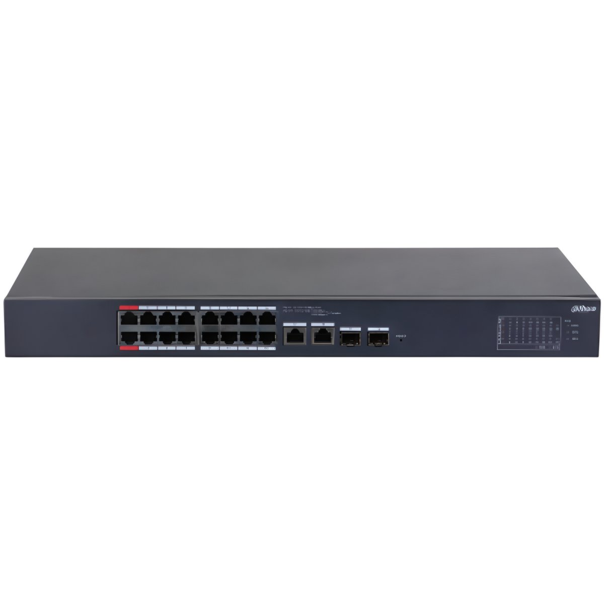 Dahua CS4218-16ET-240 PoE svič 16 PoE portova 240W 2 SFP rek