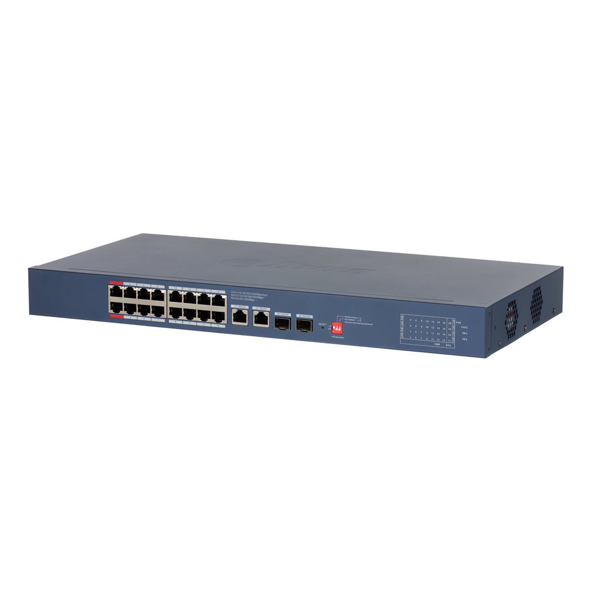 Dahua CS4220-16GT-240-V2 gigabitni PoE svič 16 PoE 240W 2 SFP