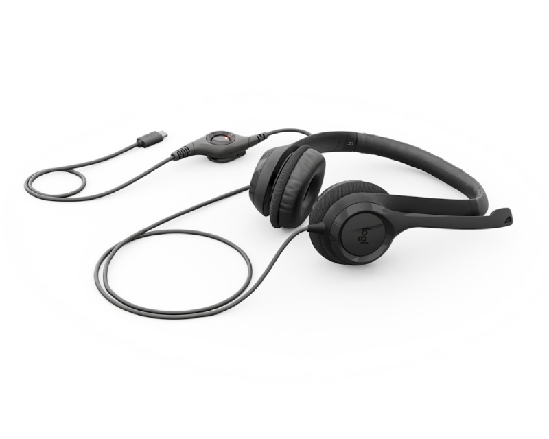 Logitech žične slušalice preko glave USB-C sa mikrofonom (ZVU03567)