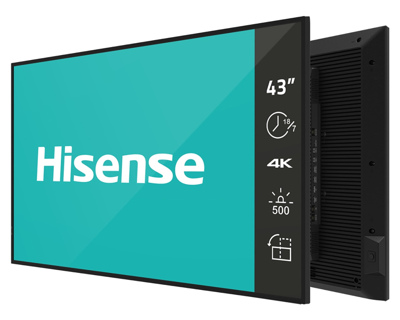 Hisense 43 inča Digital Signage displej 4K, 18/7 (DSS00209)
