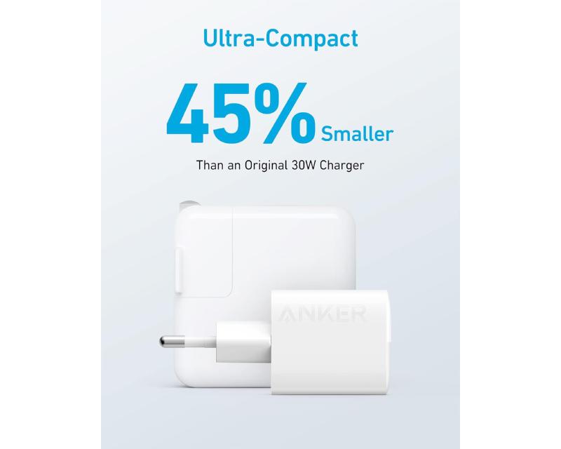 Anker 33W punjač USB-C i USB-A beli (MOB03215)