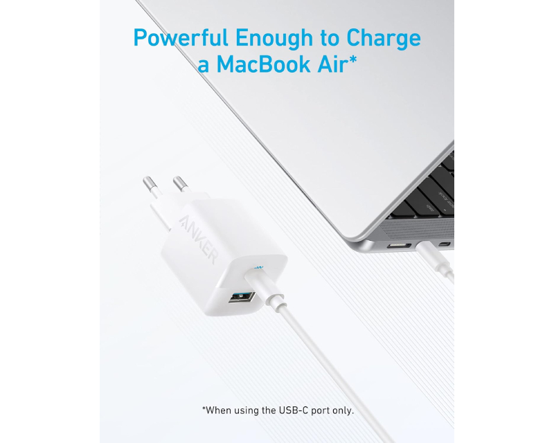 Anker 33W punjač USB-C i USB-A beli (MOB03215)