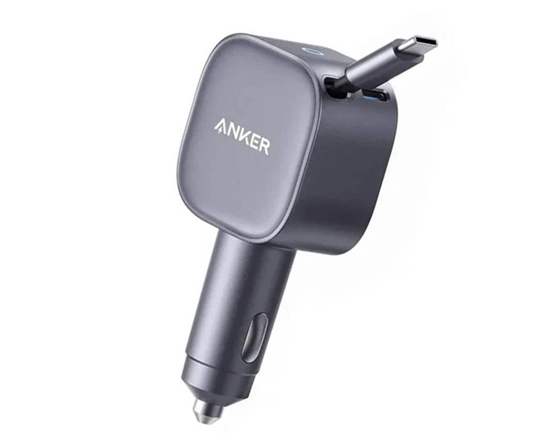 Anker 75W auto punjač sa uvlačivim kablom (MOB03324)