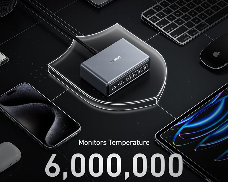Anker 200W GaN punjač sa 6 portova (MOB03323)