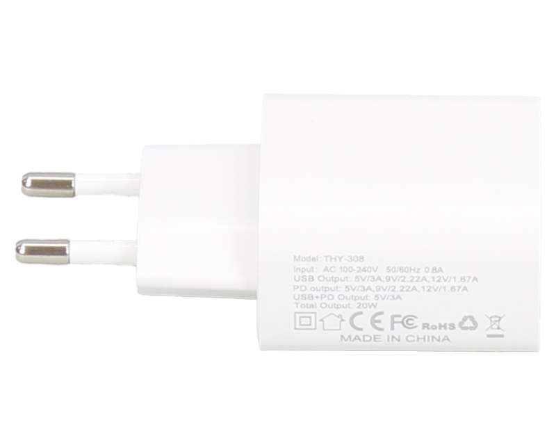 E-Green punjač USB 3.0 i USB-C 5V 3A (GPS00687)