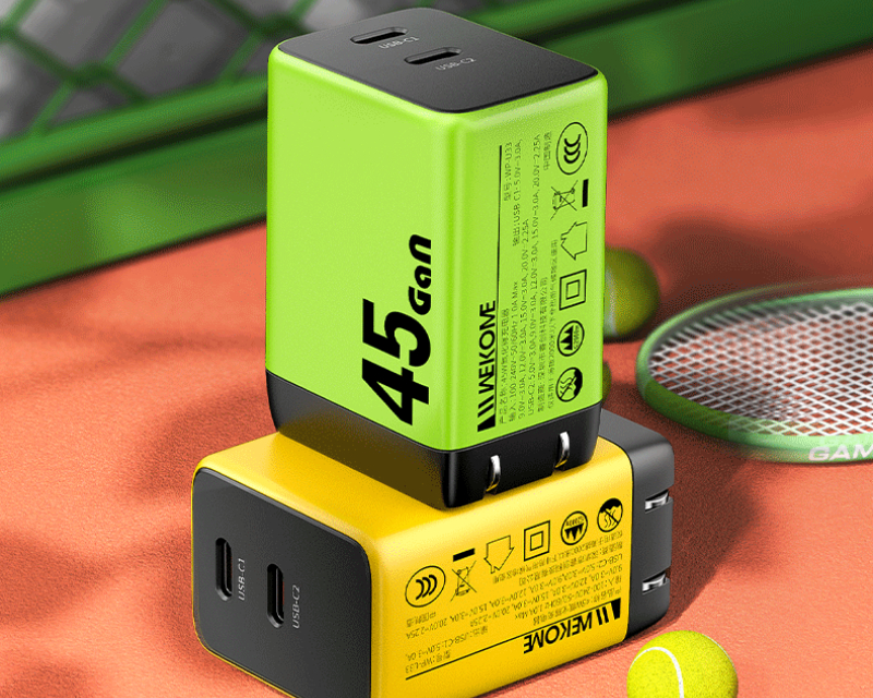 Wekome 45W GaN punjač sa 2 USB-C porta (GPS01089)