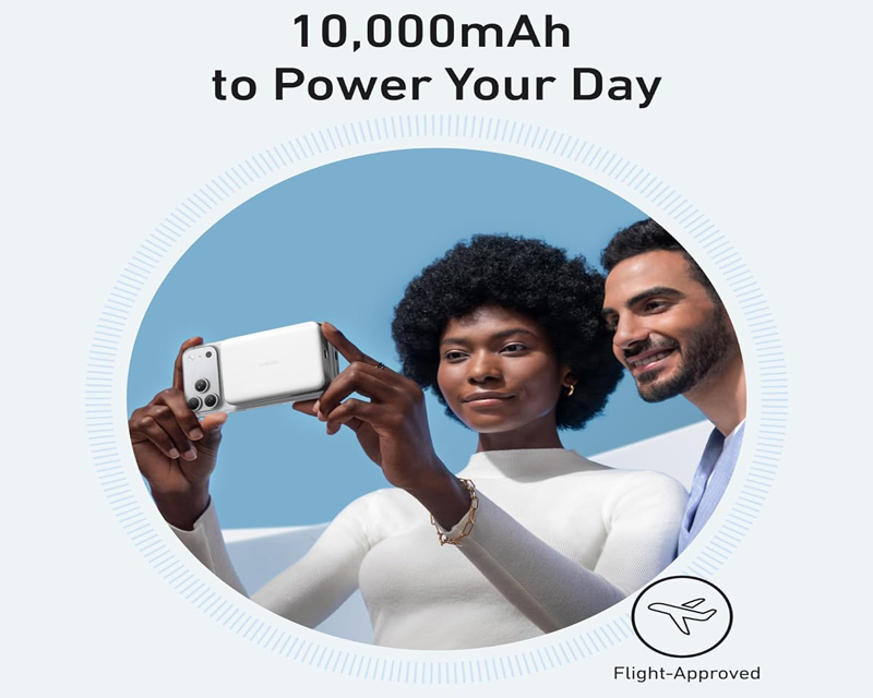 Anker MagSafe bežična baterija 10000mAh bela (MOB03412)
