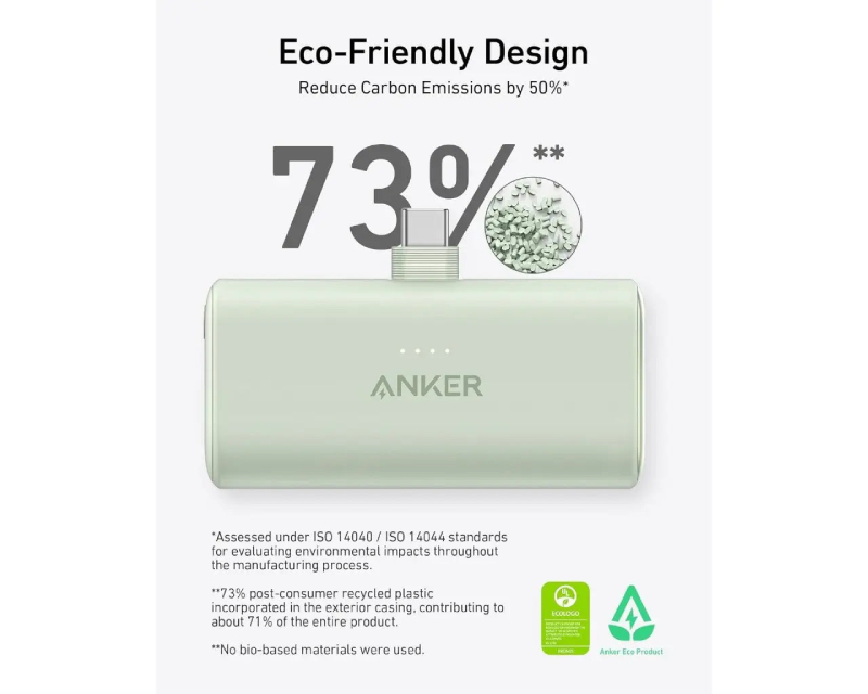 Anker prenosiva baterija 5000mAh 22.5W sa kablom (MOB03225)