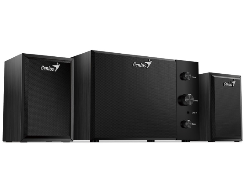 Genius zvučnici za računar 2.1 drveni subwoofer 8W crni