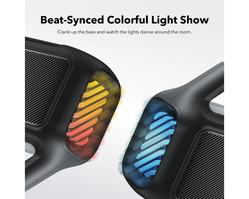Anker prenosni Bluetooth party zvučnik 2.1 sa baterijom i RGB crni
