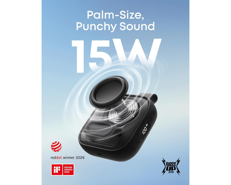 Anker prenosni Bluetooth zvučnik IP68 baterija do 40h crni