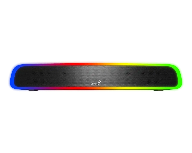 Genius soundbar 2.0 Bluetooth sa RGB osvetljenjem crni