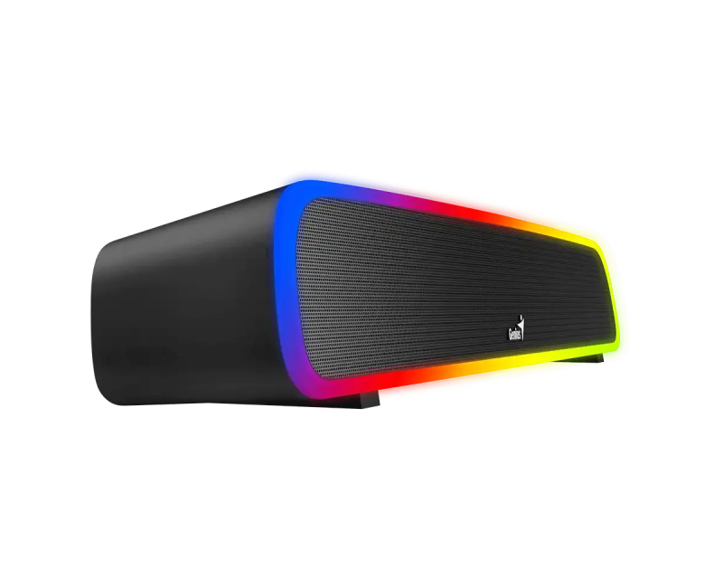 Genius soundbar 2.0 Bluetooth sa RGB osvetljenjem crni