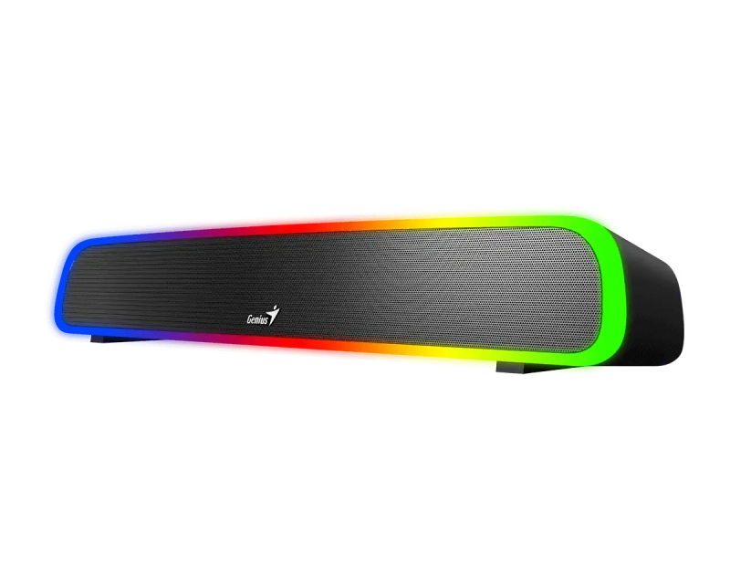Genius soundbar 2.0 Bluetooth sa RGB osvetljenjem crni